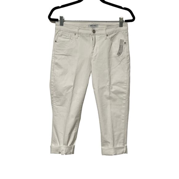 Nine West Pants - Nine West,‎ White Pants, Chrystie Capri, Size 4, 1146P